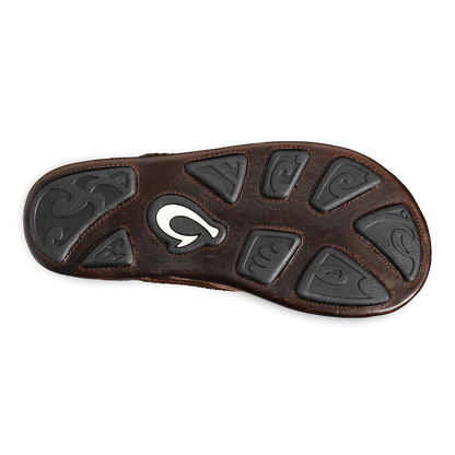OluKai Mea Ola Men's Leather Beach Sandals for Men