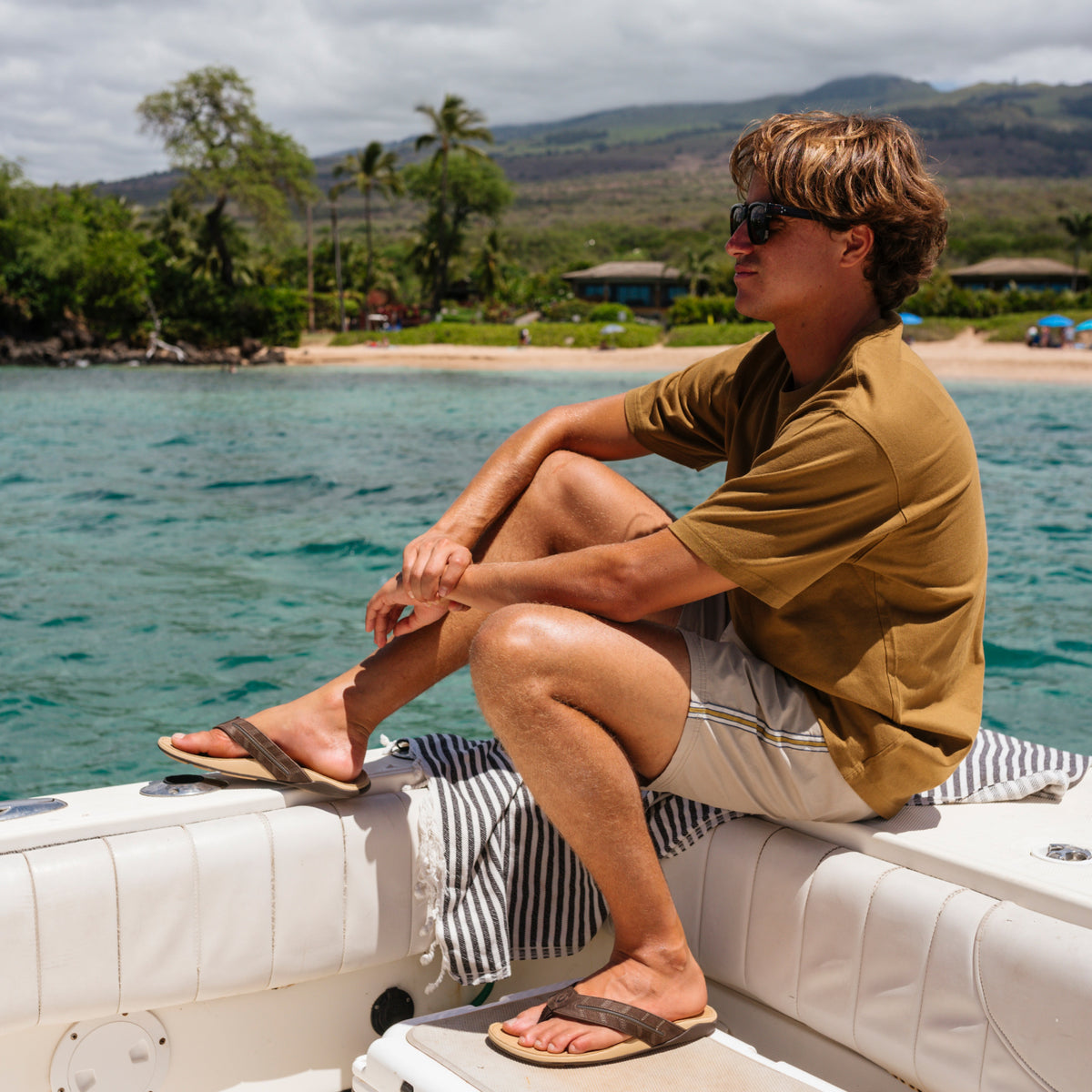OluKai Tuahine Palm for Men|New Arrivals