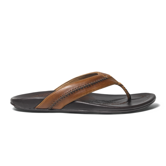 OluKai Mea Ola Men's Leather Sandals for Men
