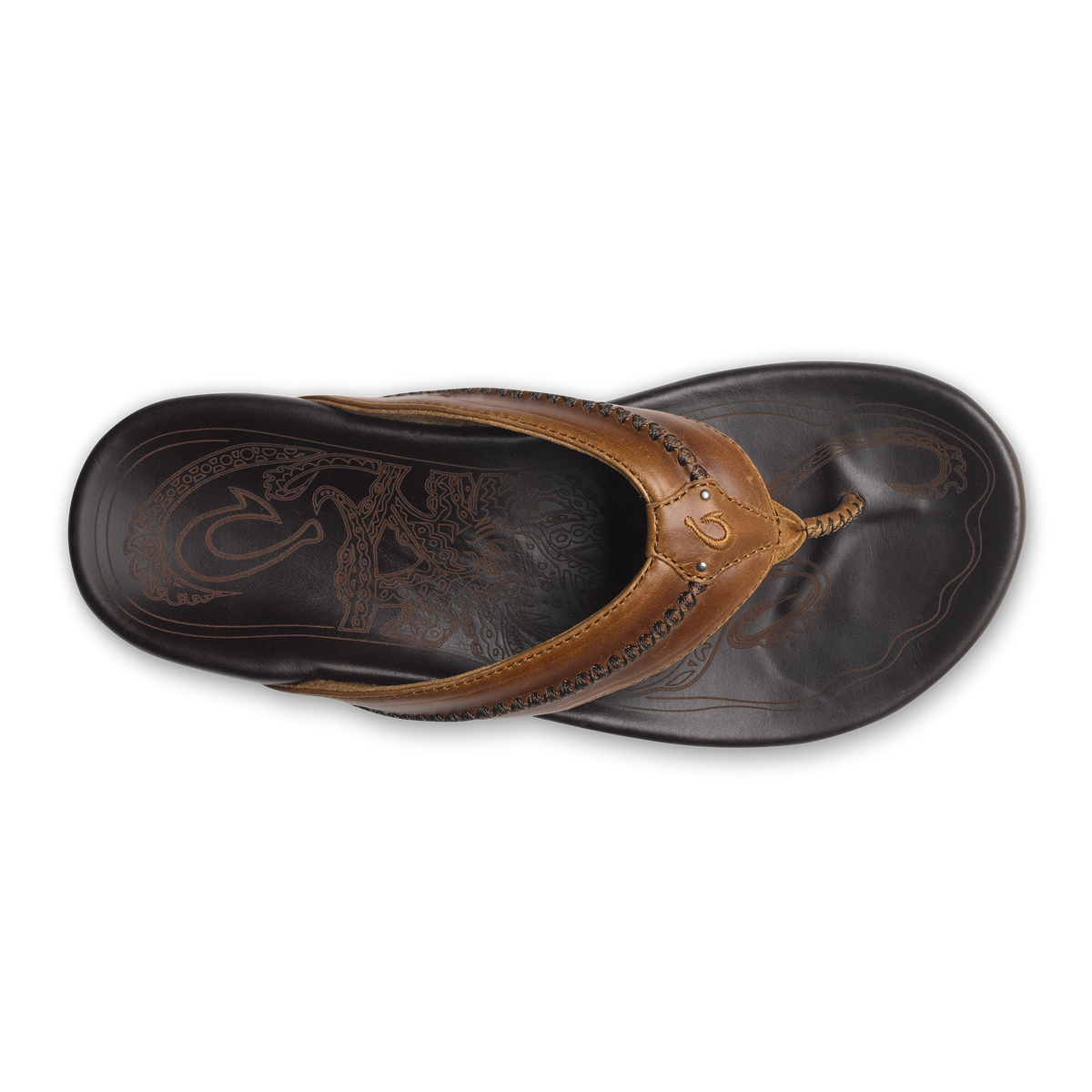 OluKai Mea Ola Men's Leather Sandals for Men
