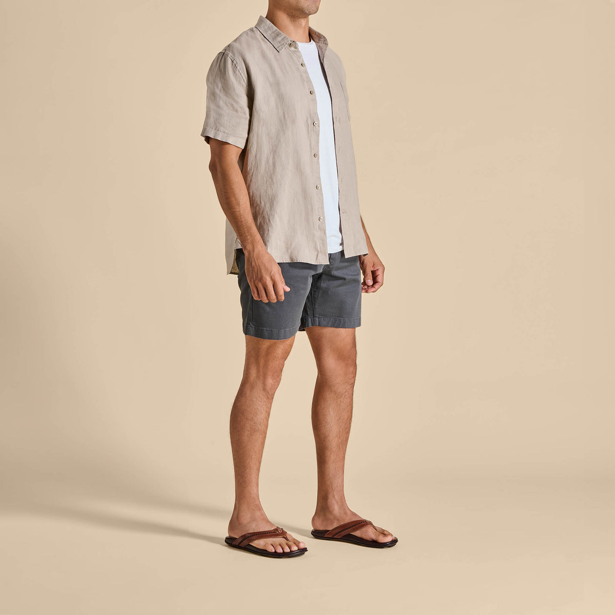 OluKai Mea Ola Men's Leather Sandals for Men