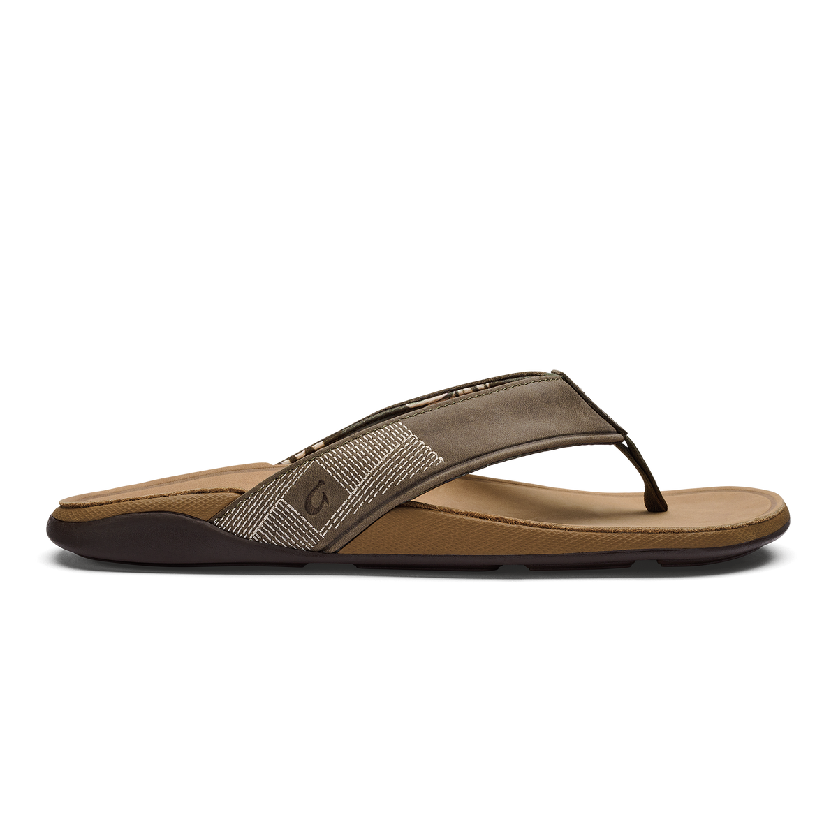 OluKai Tuahine Men's Waterproof Leather Beach Sandals for Men