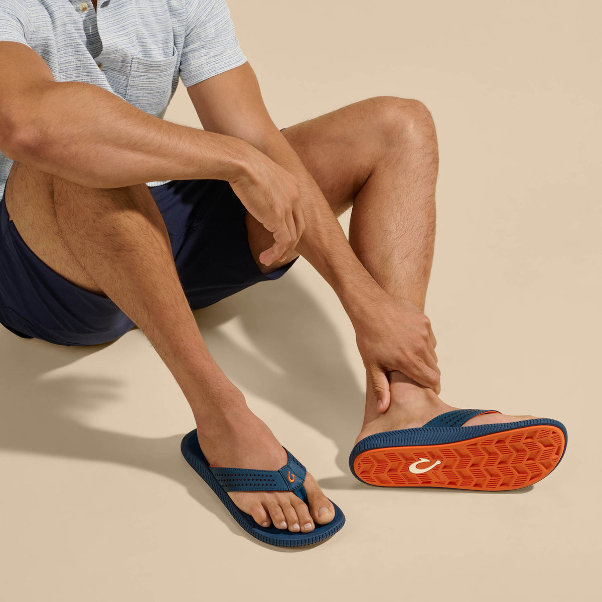 OluKai Ulele Men's Water-Ready Beach Sandals for Men