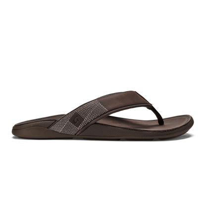 OluKai Tuahine Men's Waterproof Leather Beach Sandals for Men