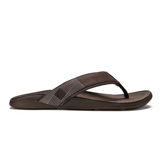 OluKai Tuahine Men's Waterproof Leather Beach Sandals for Men