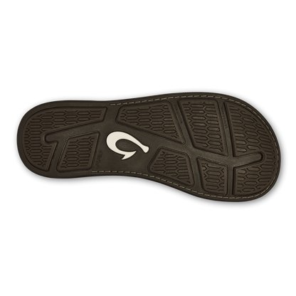 OluKai Tuahine Men's Waterproof Leather Beach Sandals for Men
