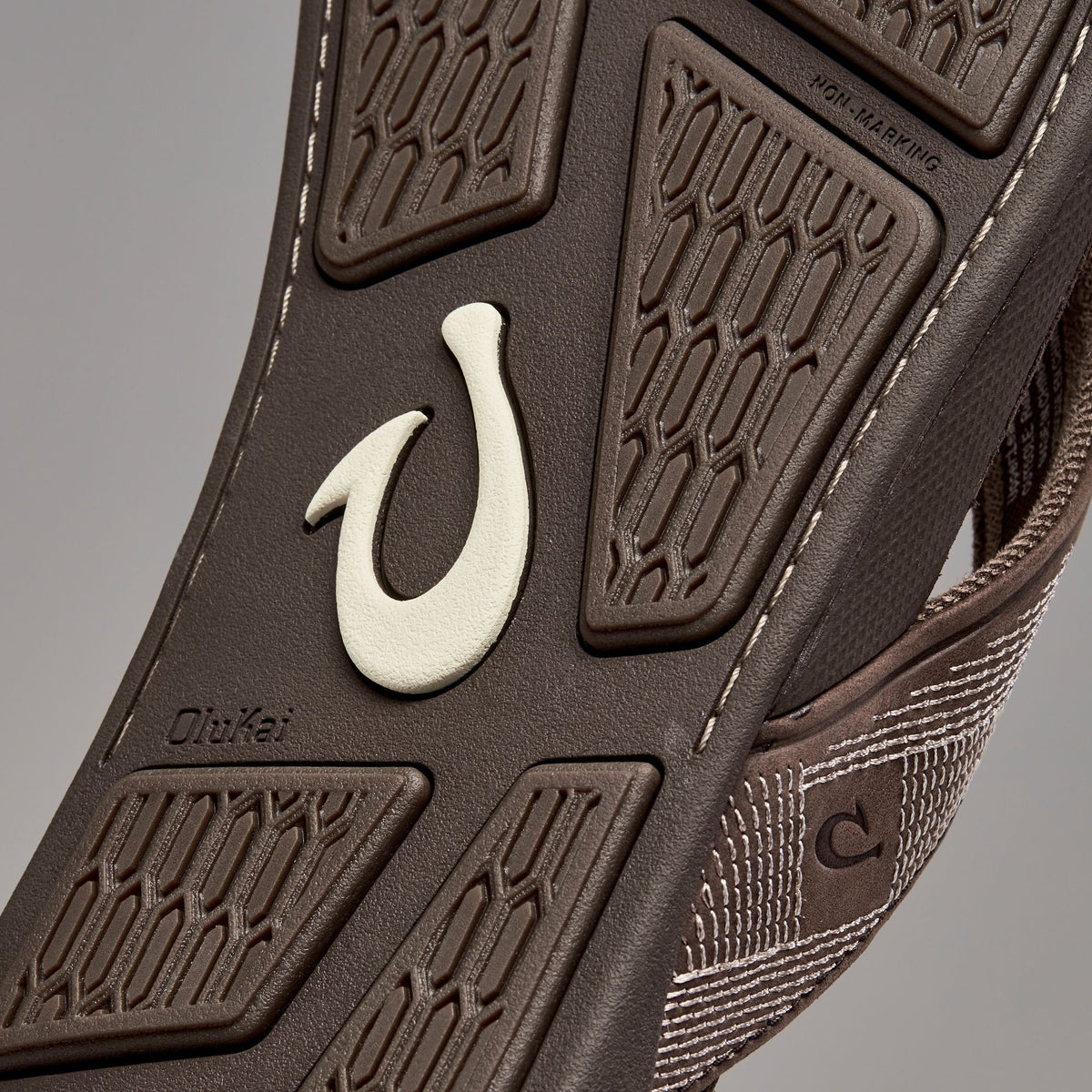OluKai Tuahine Men's Waterproof Leather Beach Sandals for Men
