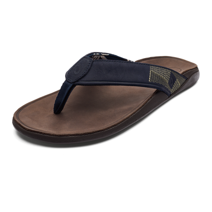 OluKai Tuahine Men's Waterproof Leather Beach Sandals for Men