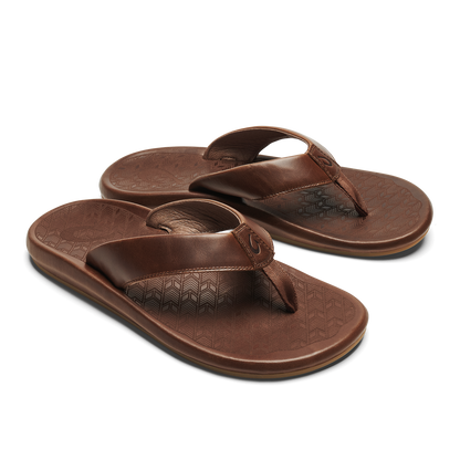 OluKai ‘Ilikai Men‘s Leather Sandals for Men