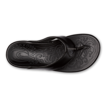 OluKai Mekila Men's Full-Grain Leather Beach Sandals for Men