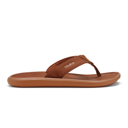 OluKai Pili Men’s Waterproof Leather Sandals for Men
