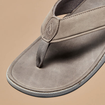 OluKai Tuahine Men's Waterproof Leather Beach Sandals for Men