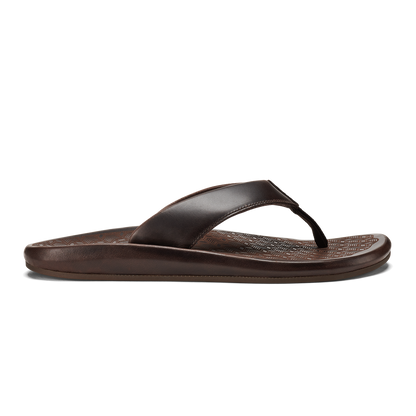 OluKai ‘Ilikai Men‘s Leather Beach Sandals for Men