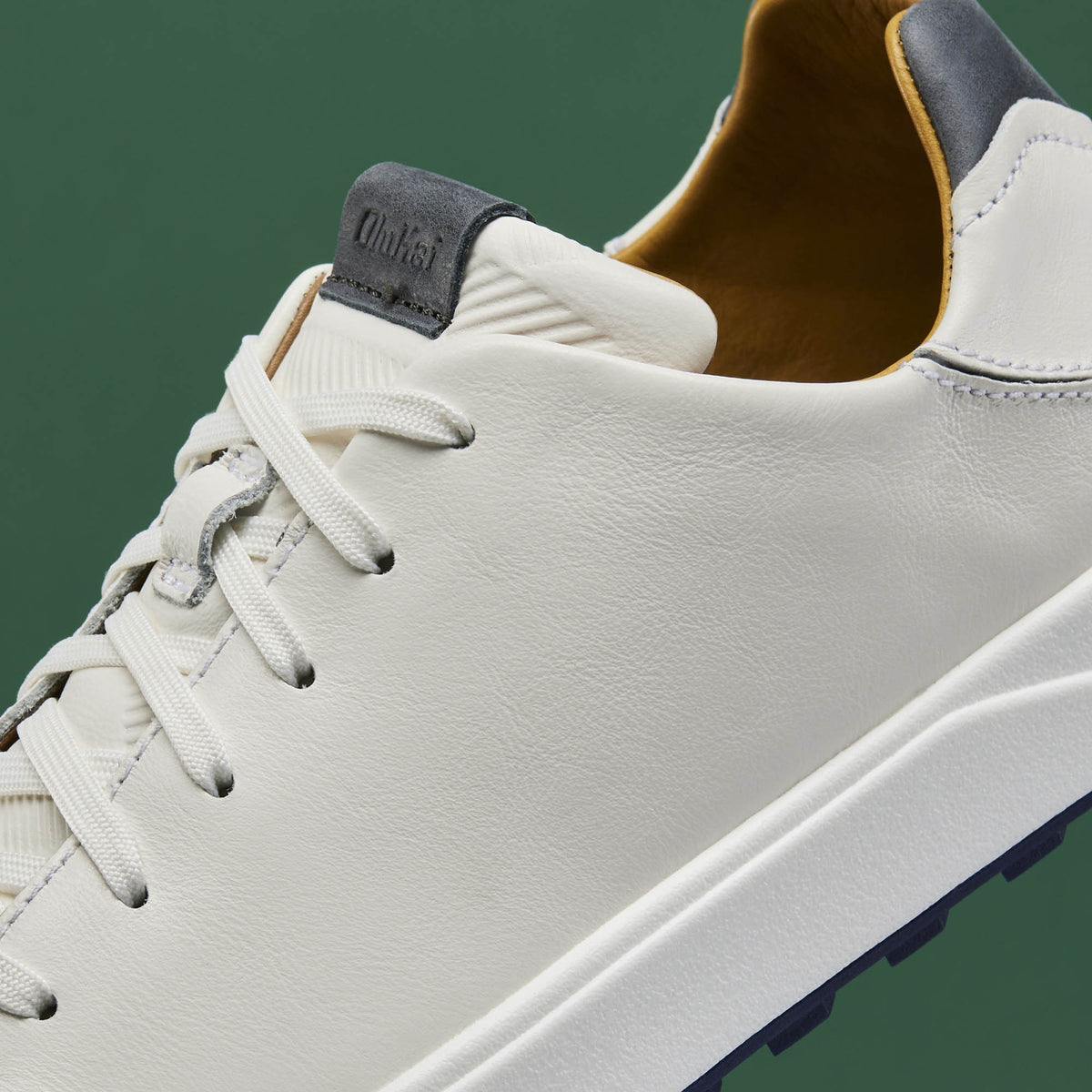 OluKai Wai‘alae Men’s Waterproof Leather Golf Shoes for Men