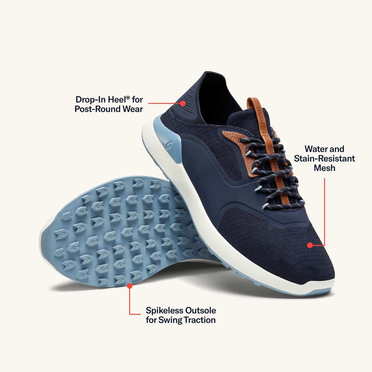 OluKai OluKai Kā‘anapali Men’s Golf Shoe for Men