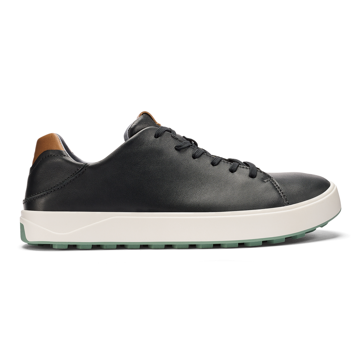 OluKai Wai‘alae Men’s Waterproof Leather Golf Shoes for Men