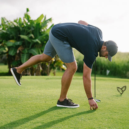 OluKai Wai‘alae Men’s Waterproof Leather Golf Shoes for Men
