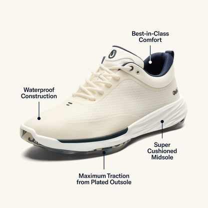 OluKai Mākena Men’s Waterproof Golf Shoes for Men