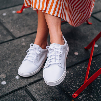 OluKai Pehuea Lī ‘Ili Women's Leather Sneakers for Women