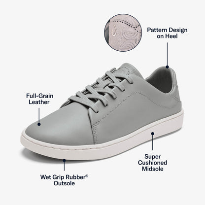 OluKai Pehuea Lī ‘Ili Women's Leather Sneakers for Women