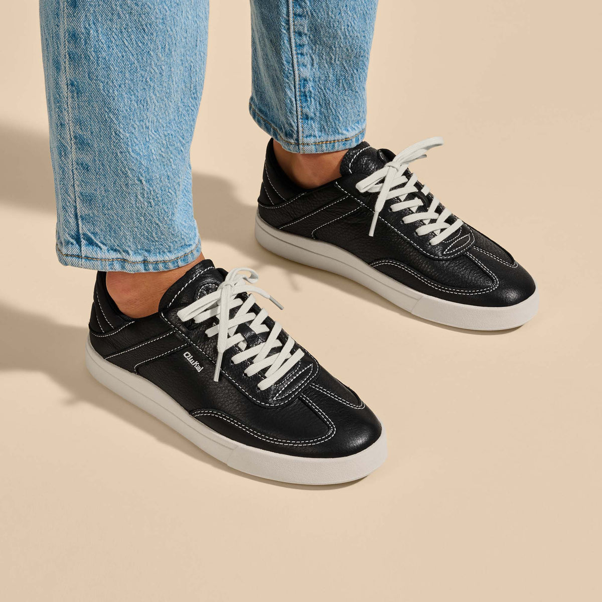 OluKai Hā‘upu Women’s Leather Sneakers for Women