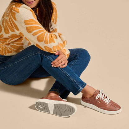 OluKai Hā‘upu Women’s Leather Sneakers for Women