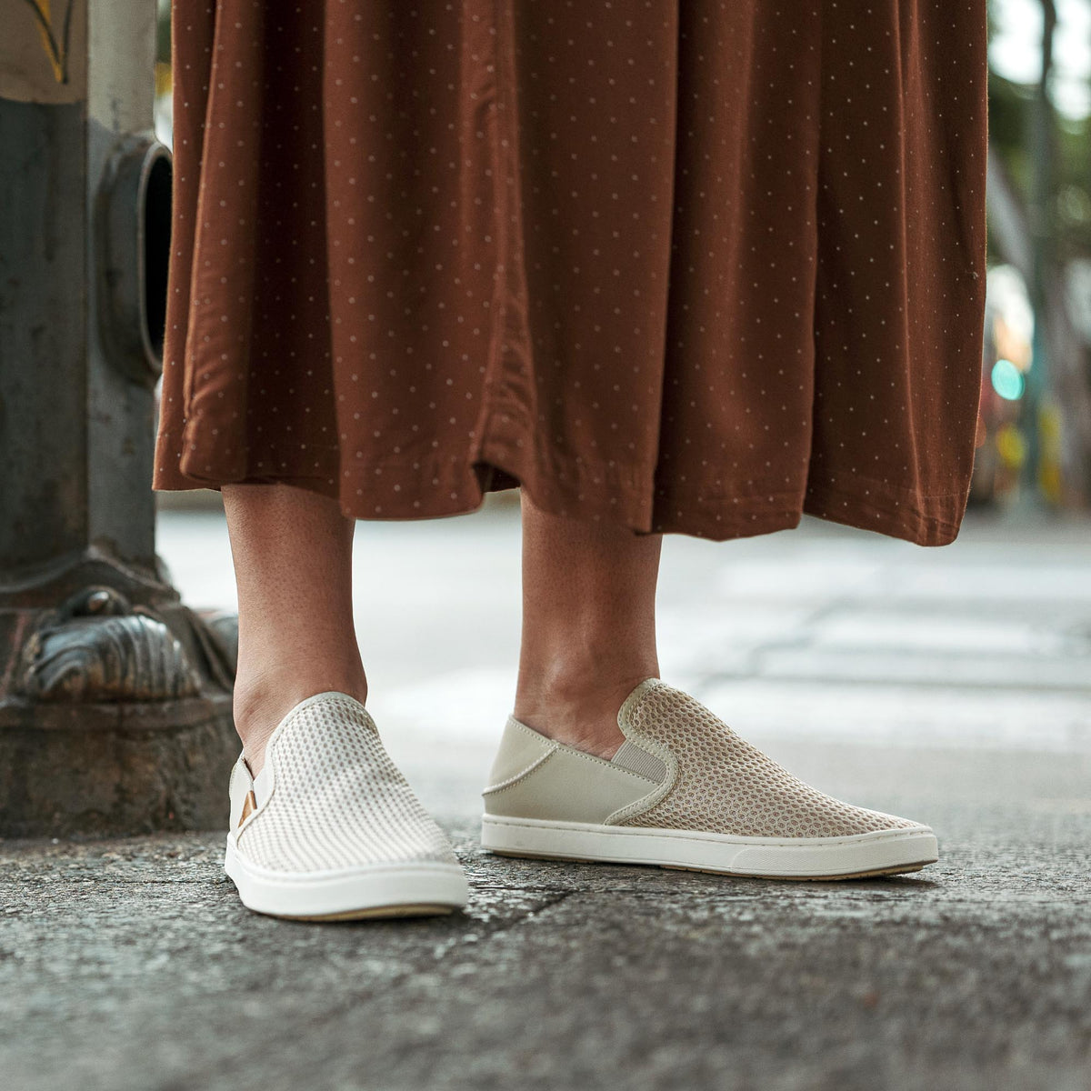 OluKai Pehuea Women's Breathable Slip-On Sneakers for Women