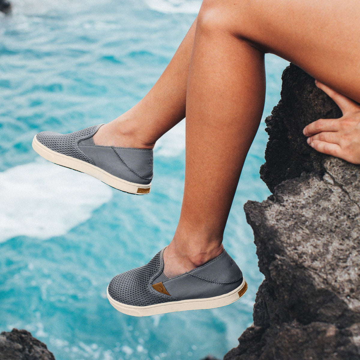 OluKai Pehuea Women's Breathable Slip-On Sneakers for Women
