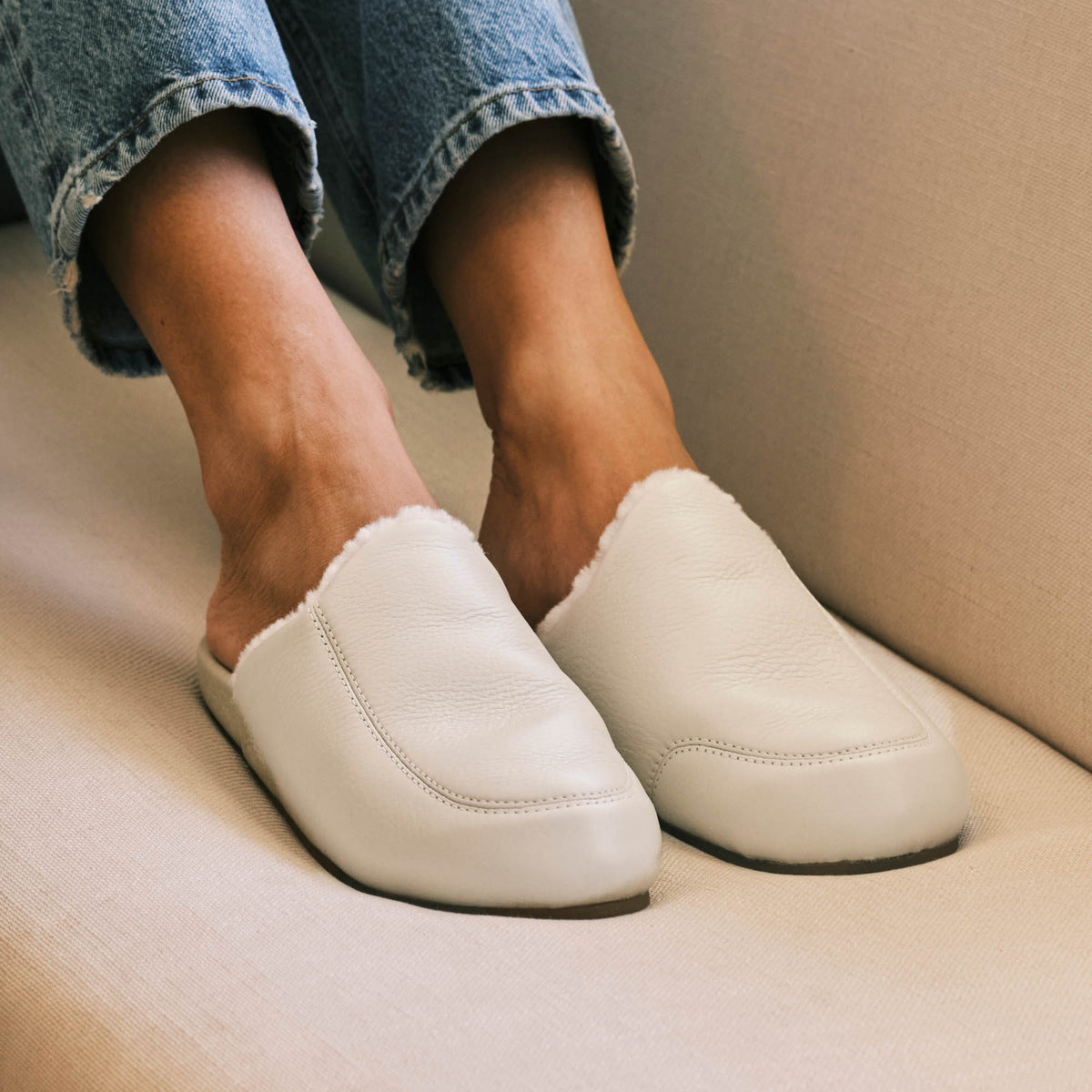 OluKai Kōnea Women’s Leather Slipper Mules for Women