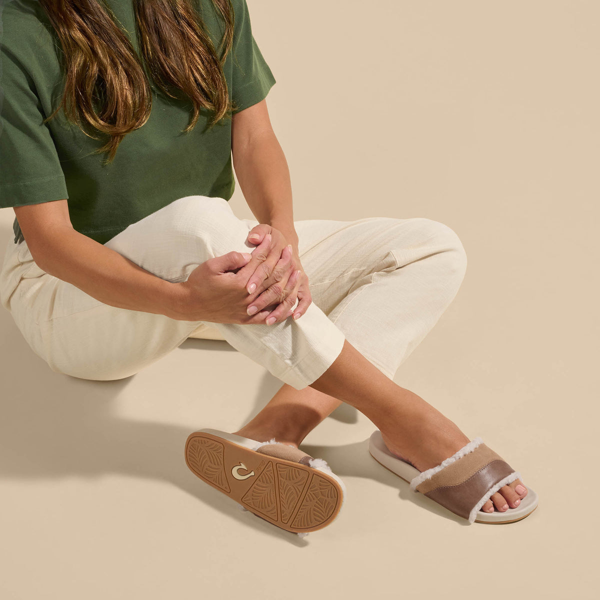 OluKai Hō‘ala Slide Women’s Slide Slipper Sandals for Women