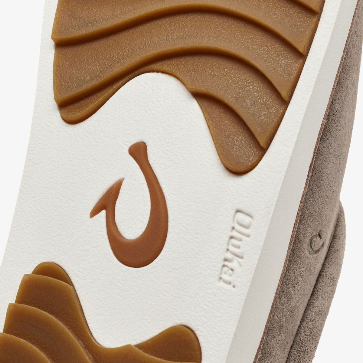 OluKai Mani-Taupe Grey / Golden Sand for Women