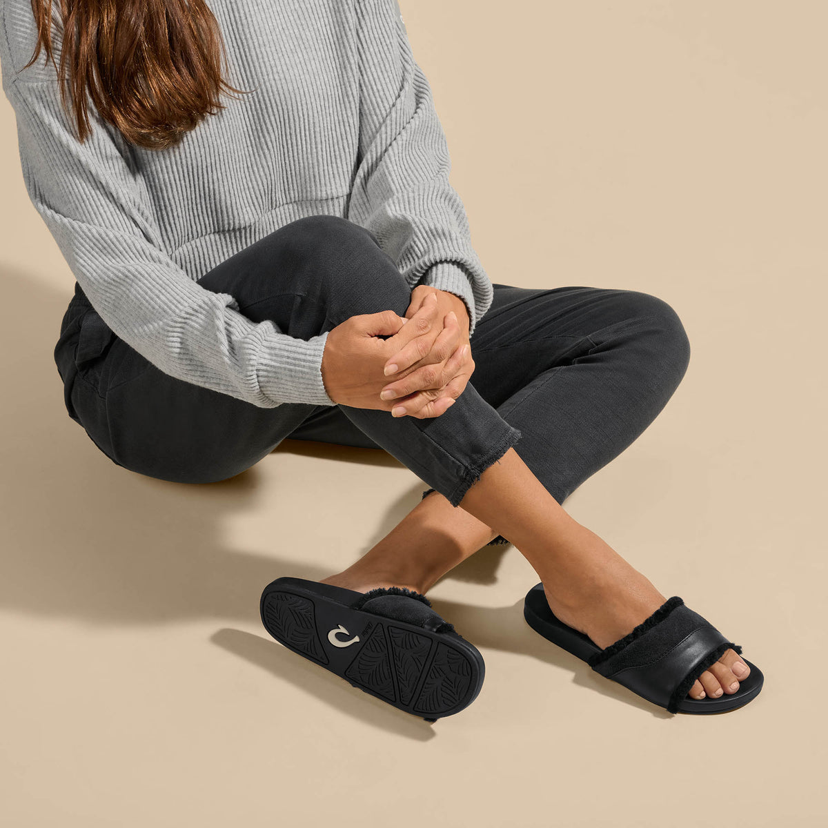 OluKai Hō‘ala Slide Women’s Slide Slipper Sandals for Women