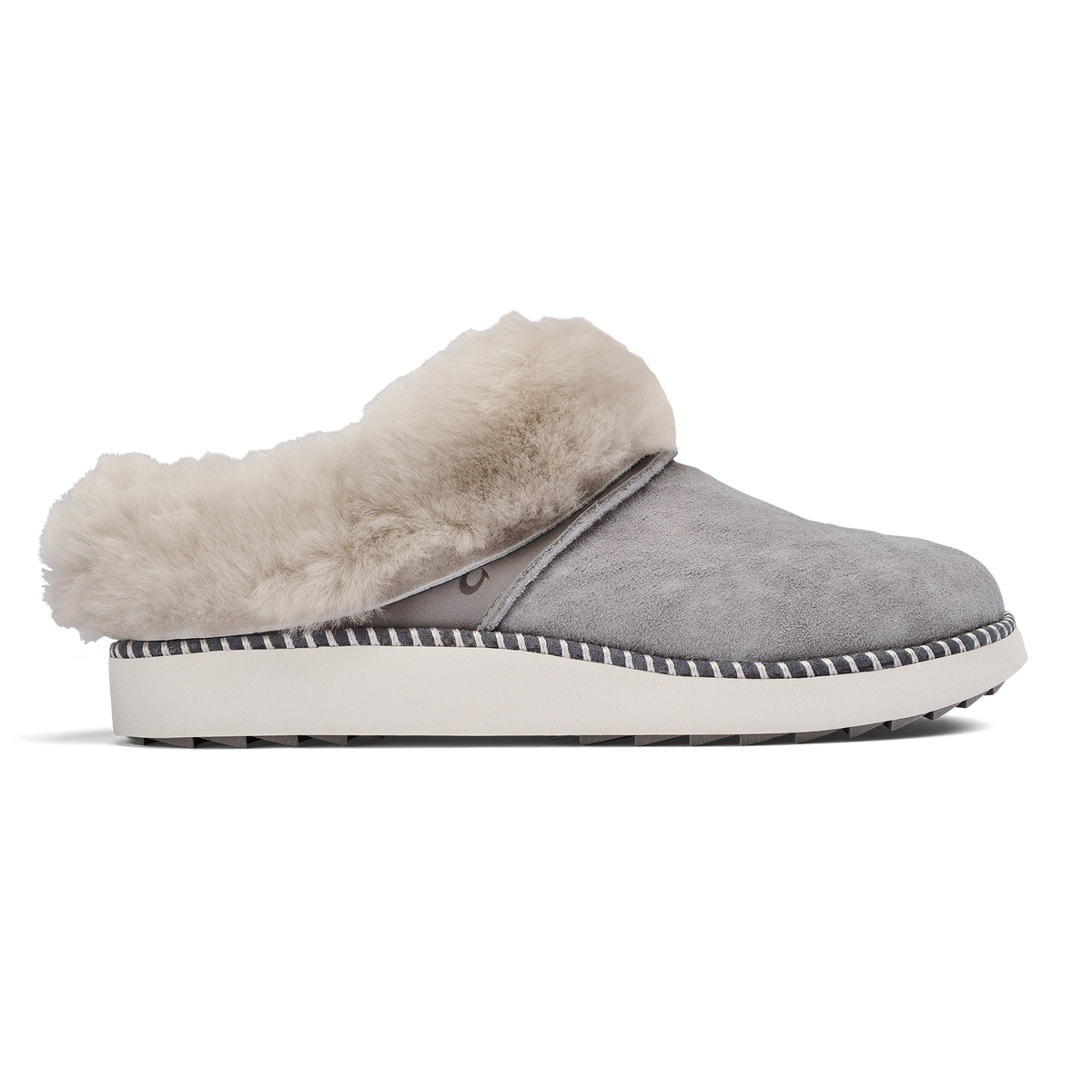 OluKai Ku‘i Women’s Fuzzy Slip-On Slippers for Women