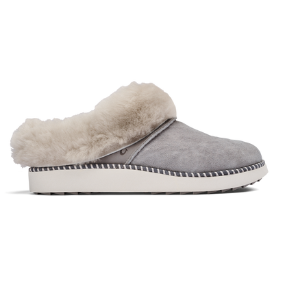 OluKai Ku‘i Women’s Fuzzy Slip-On Slippers for Women