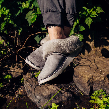 OluKai Ku‘i Women’s Fuzzy Slip-On Slippers for Women