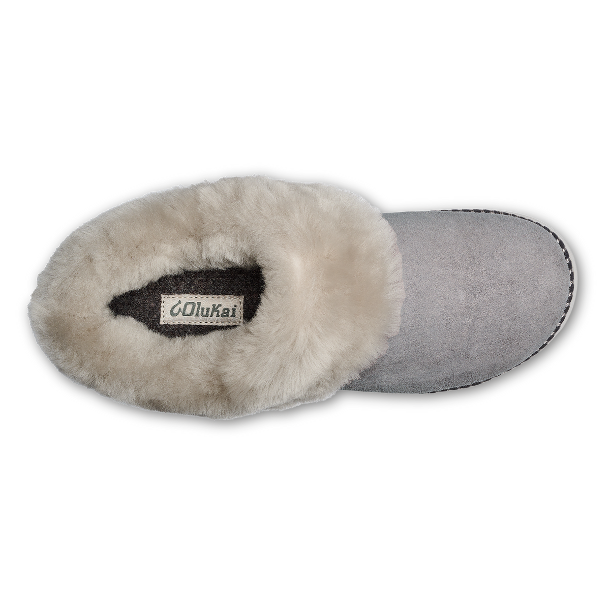OluKai Ku‘i Women’s Fuzzy Slip-On Slippers for Women