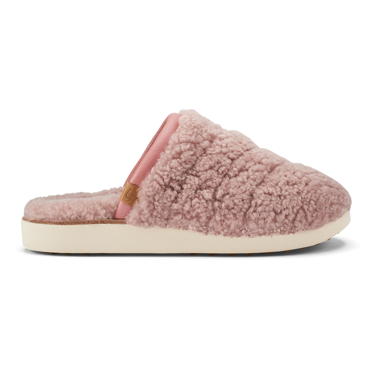 OluKai Pūpū Mua Women’s Shearling Mule Slipper for Women