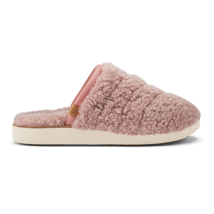 OluKai Pūpū Mua Women’s Shearling Mule Slipper for Women