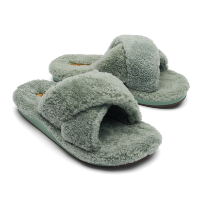 OluKai Hila Heu Women’s Slide Slipper Sandals for Women