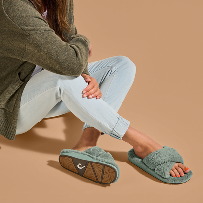 OluKai Hila Heu Women’s Slide Slipper Sandals for Women