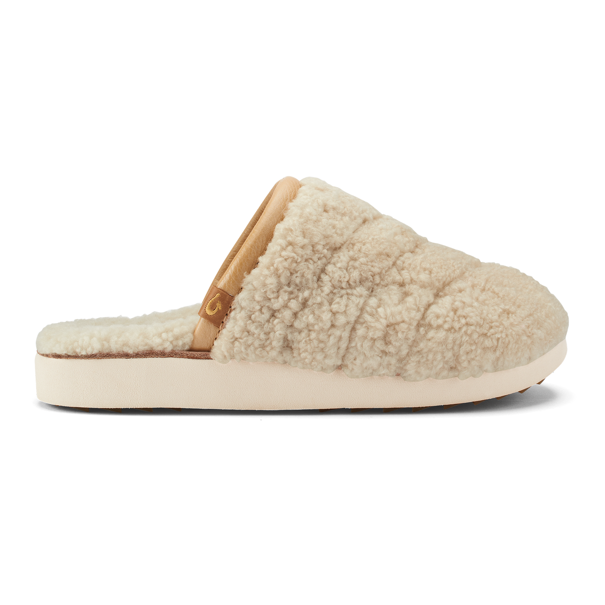 OluKai Pūpū Mua Women’s Shearling Mule Slipper for Women