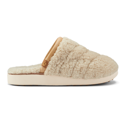 OluKai Pūpū Mua Women’s Shearling Mule Slipper for Women
