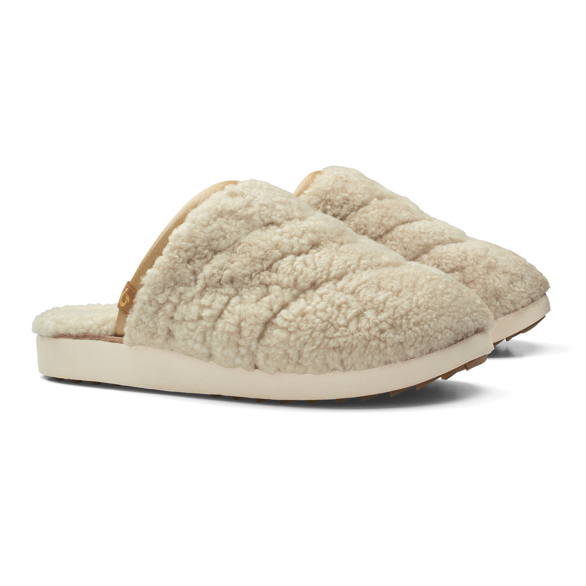 OluKai Pūpū Mua Women’s Shearling Mule Slipper for Women