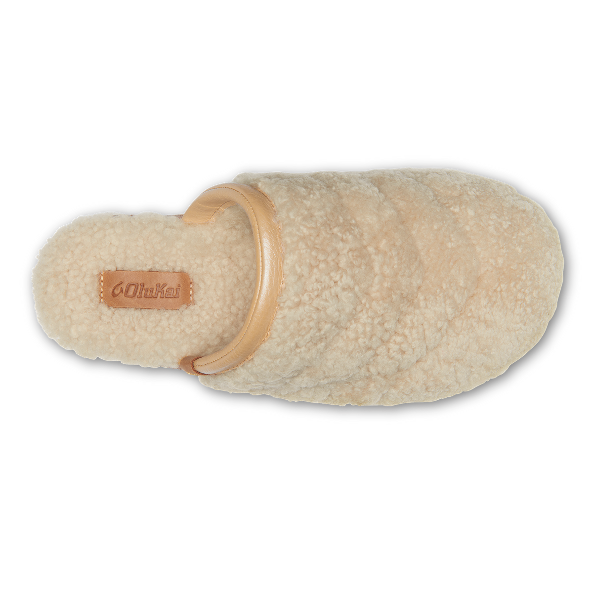 OluKai Pūpū Mua Women’s Shearling Mule Slipper for Women