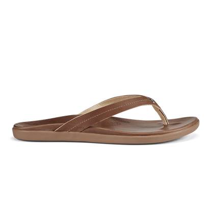 OluKai Honu Women’s Leather Beach Sandals for Women