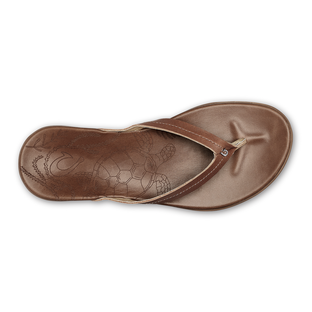 OluKai Honu Women’s Leather Beach Sandals for Women