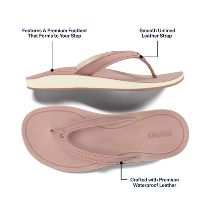 OluKai Southshore Women’s Waterproof Leather Sandals for Women