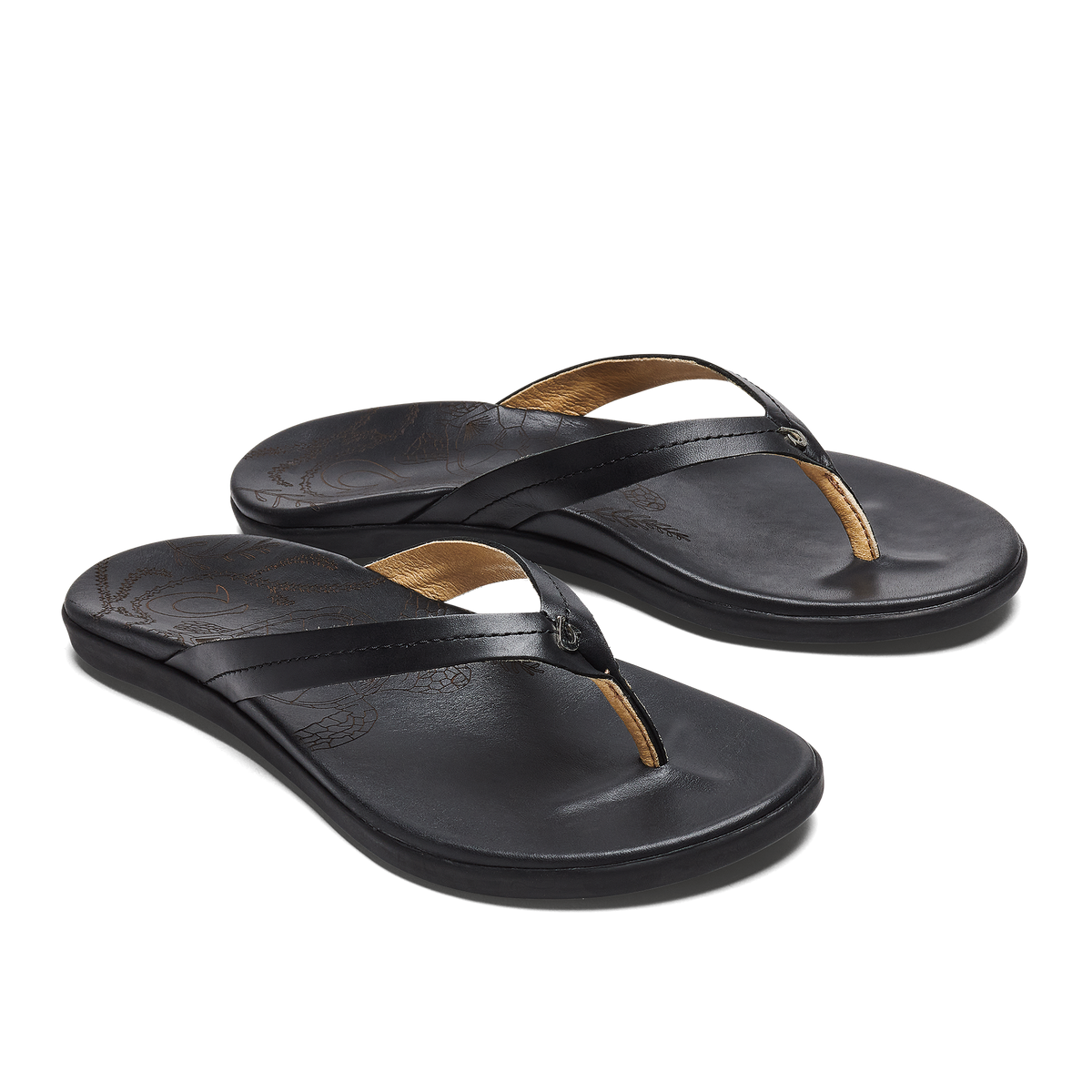 OluKai Honu Women’s Leather Beach Sandals for Women