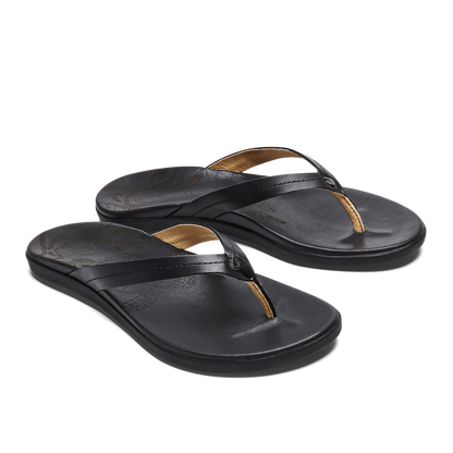OluKai Honu Women’s Leather Beach Sandals for Women