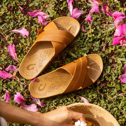 OluKai Kipe‘a ‘Olu Women‘s Slide Sandals for Women